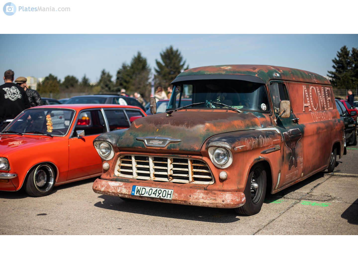 WD 0490H, Chevrolet Task Force Light-Duty 3000 Panel Van (A-body), 1955–1957