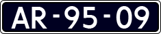 License plate of the Netherlands, Imported oldtimers (cars)