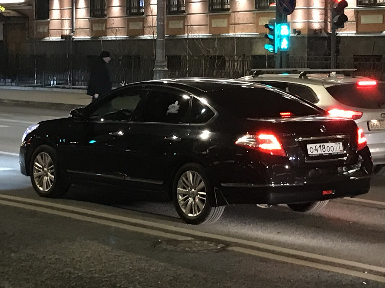 о 418 оо 77, Nissan Teana 2nd gen (J32), 2008–2014 (–2019 for TW-market)