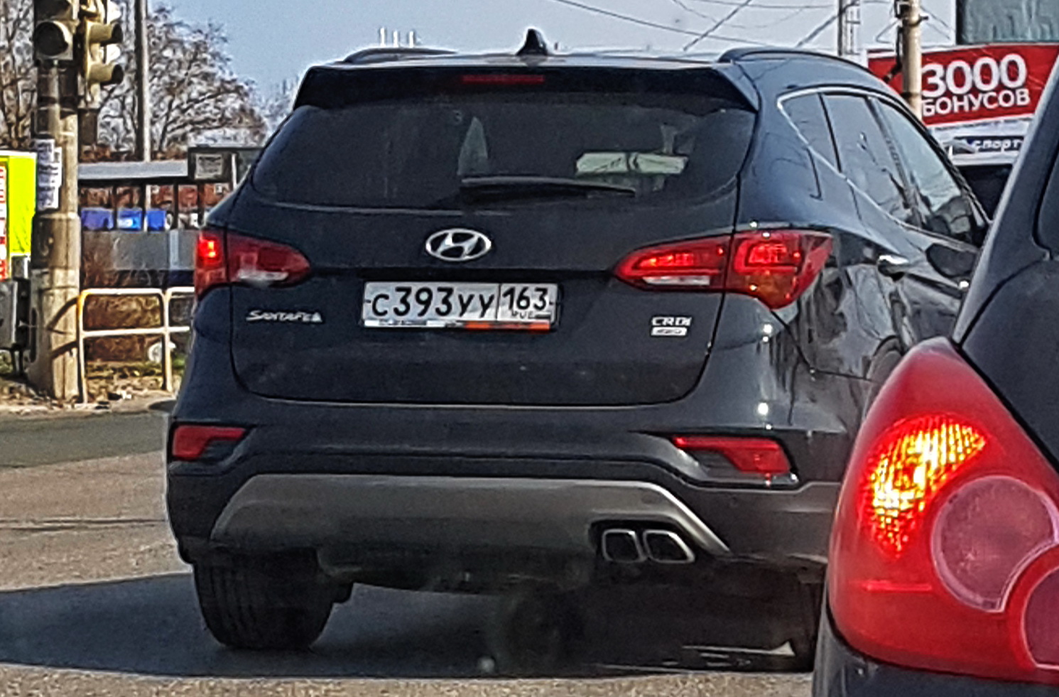 с 393 уу 163, Hyundai Santa Fe 