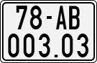 License plate of Vietnam, Motorcycles
