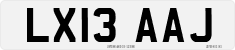 License plate of the United Kingdom, 2001 year system
