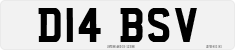License plate of the United Kingdom, 1983 year system