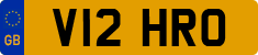 License plate of the United Kingdom, 1983 year system