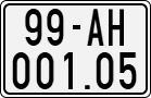 License plate of Vietnam, Motorcycles