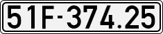 License plate of Vietnam, Cars