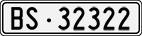 License plate of Switzerland, Cars