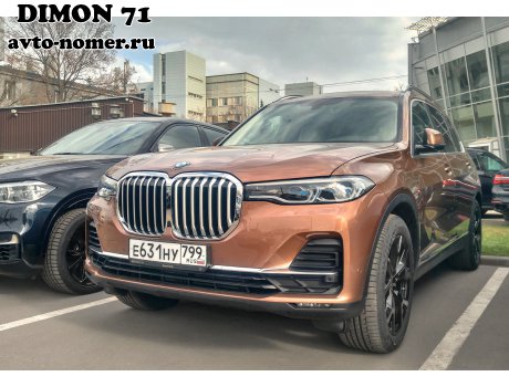 е631ну799, BMW X7