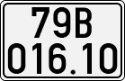 License plate of Vietnam, Cars