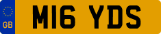 License plate of the United Kingdom, 1983 year system