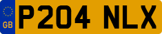 License plate of the United Kingdom, 1983 year system