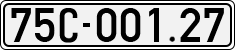 License plate of Vietnam, Cars