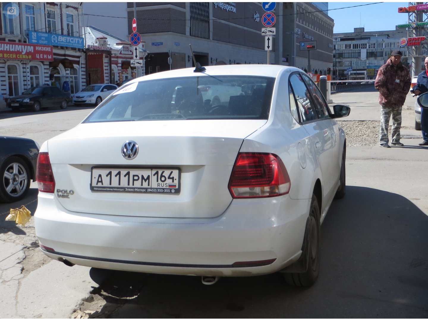 а 111 рм 164, Volkswagen Polo 5th gen Sedan (A05), 1st facelift, 2015–2020