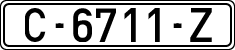 License plates of Spain, 1971 year series