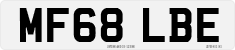 License plate of the United Kingdom, 2001 year system