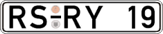 German license plate, Regular plates