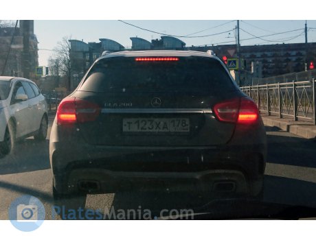 т123ха178, Mercedes-Benz GLA-Klasse