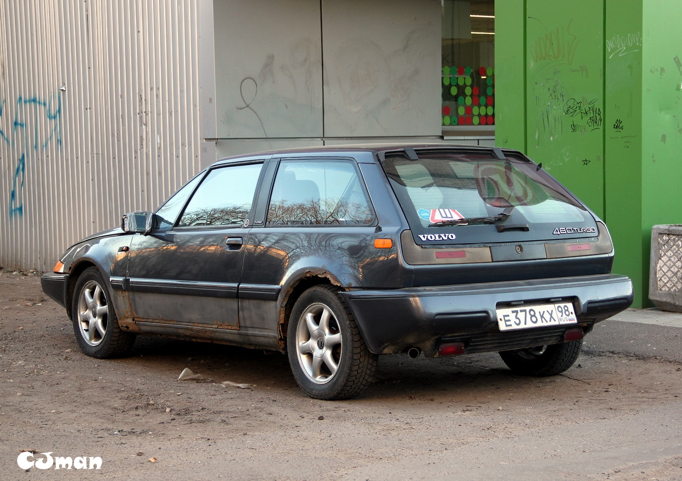 е 378 кх 98, Volvo 480 1st gen (482), 1986–1995