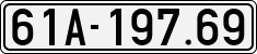 License plate of Vietnam, Cars