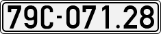 License plate of Vietnam, Cars