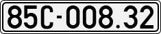 License plate of Vietnam, Cars