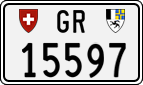 License plate of Switzerland, Cars