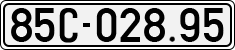 License plate of Vietnam, Cars