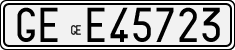 License plate of Italy, Cars (1927 year series)