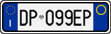 License plate of Italy, Cars (1994 year series)