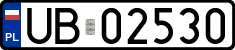License plates of Poland, Military