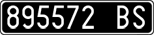License plate of Italy, Cars (1927 year series)