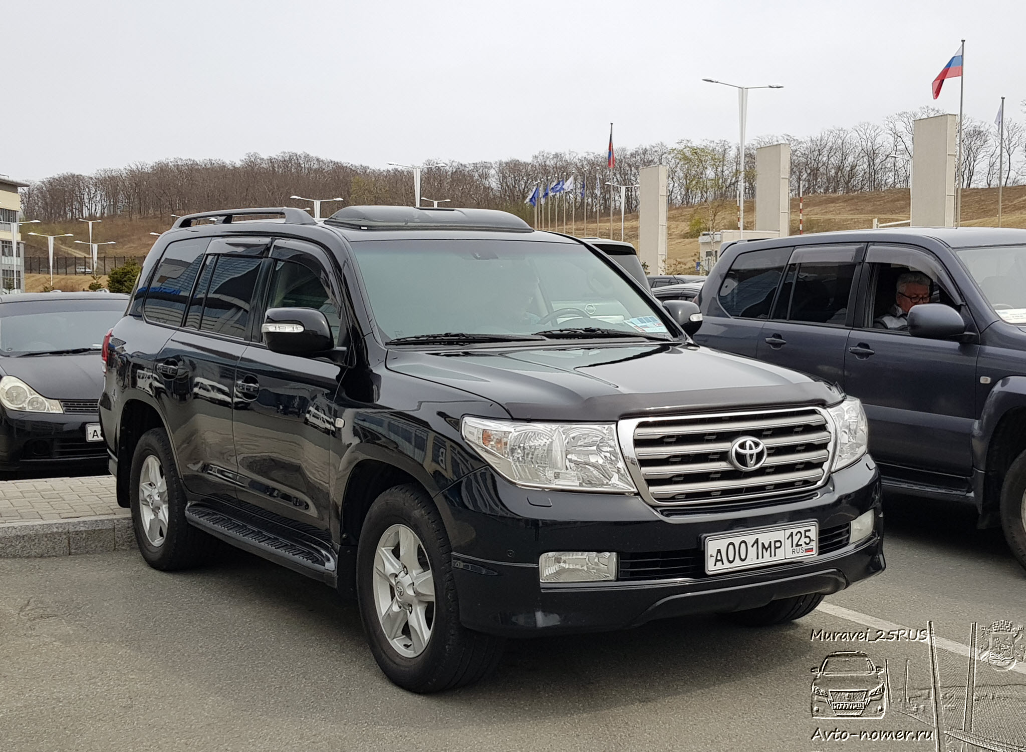 а 001 мр 125, Toyota Land Cruiser 200 (J200), 2007–2011