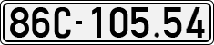 License plate of Vietnam, Cars