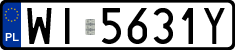 License plates of Poland, Regular car plates