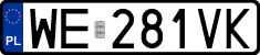 License plates of Poland, Regular car plates
