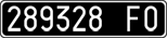 License plate of Italy, Cars (1927 year series)