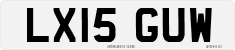 License plate of the United Kingdom, 2001 year system
