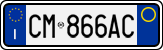 License plate of Italy, Cars (1994 year series)