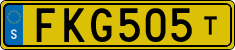 License plate of Sweden, Taxi