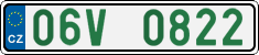 License plate of the Czech Republic, Oldtimers (2001)