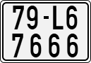 License plate of Vietnam, Motorcycles