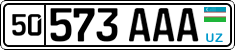 License plate of Uzbekistan, Organizations