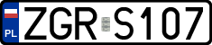 License plates of Poland, Regular car plates