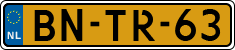 License plate of the Netherlands, Heavy Commercial Vehicles (1994 system)