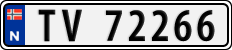 License plate of Norway, Cars