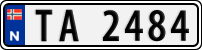 License plate of Norway, Trailers, motorcycles, special vehicles