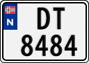 License plate of Norway, Trailers, motorcycles, special vehicles