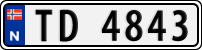 License plate of Norway, Trailers, motorcycles, special vehicles