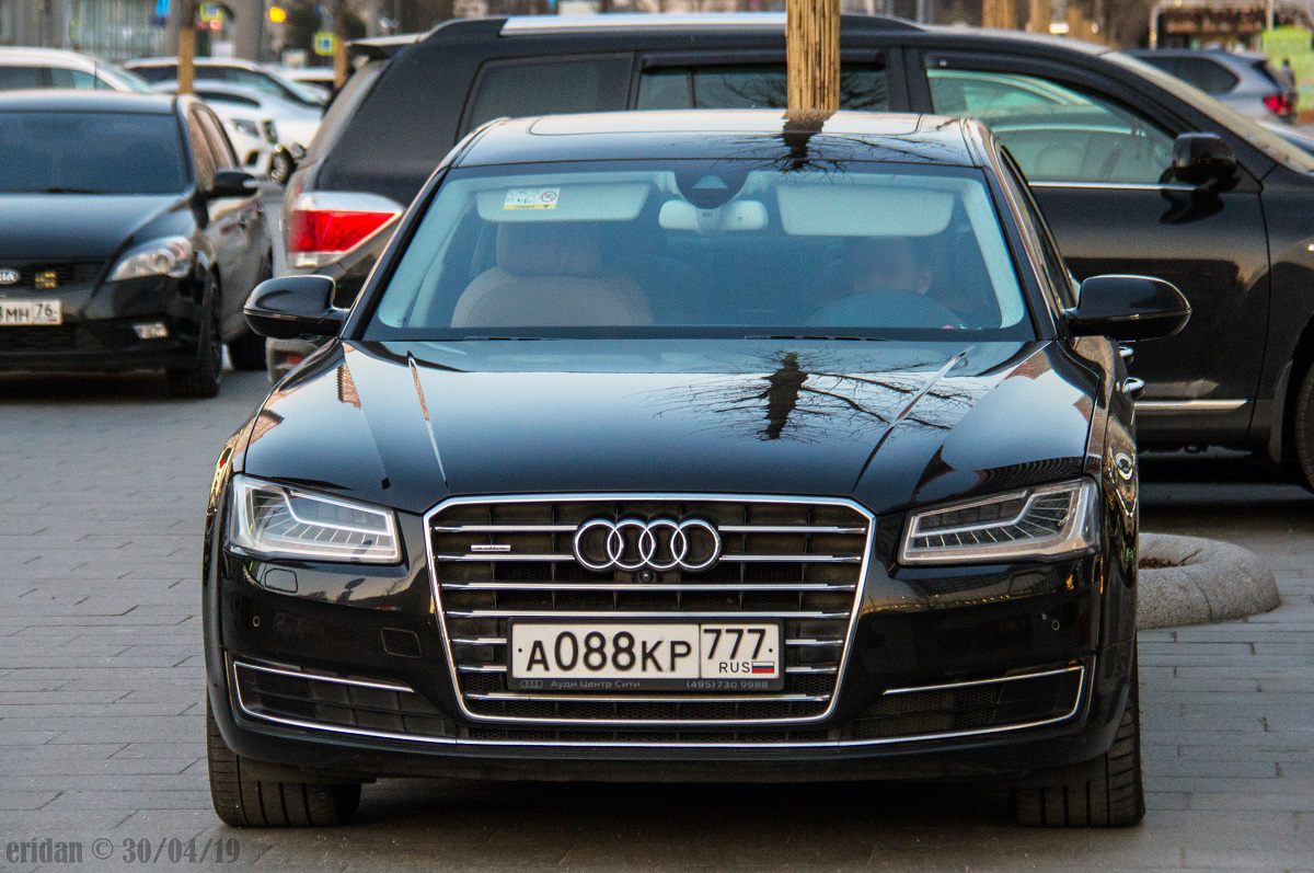 а 088 кр 777, Audi A8 3rd gen (D4/4H), facelift, 2013–2018