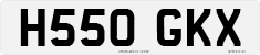 License plate of the United Kingdom, 1983 year system